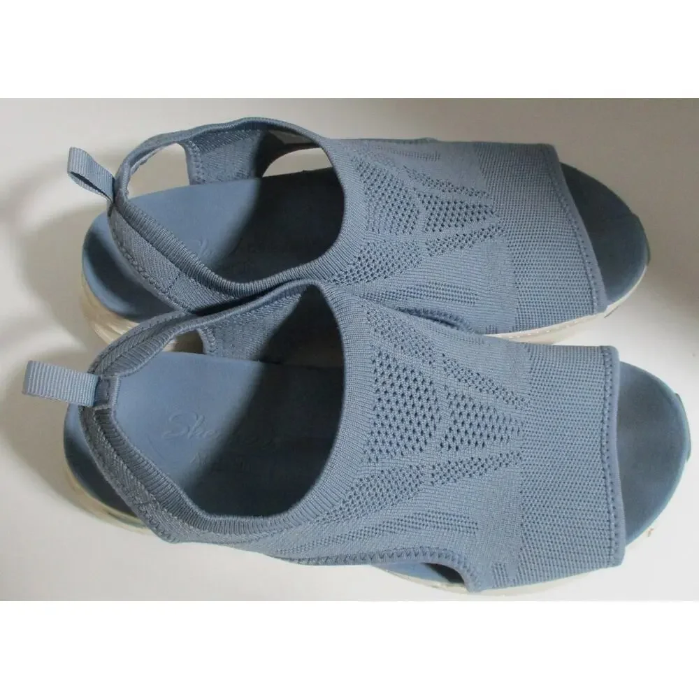 Sketchers Women's Blue Arch Fit Sandals Size 8